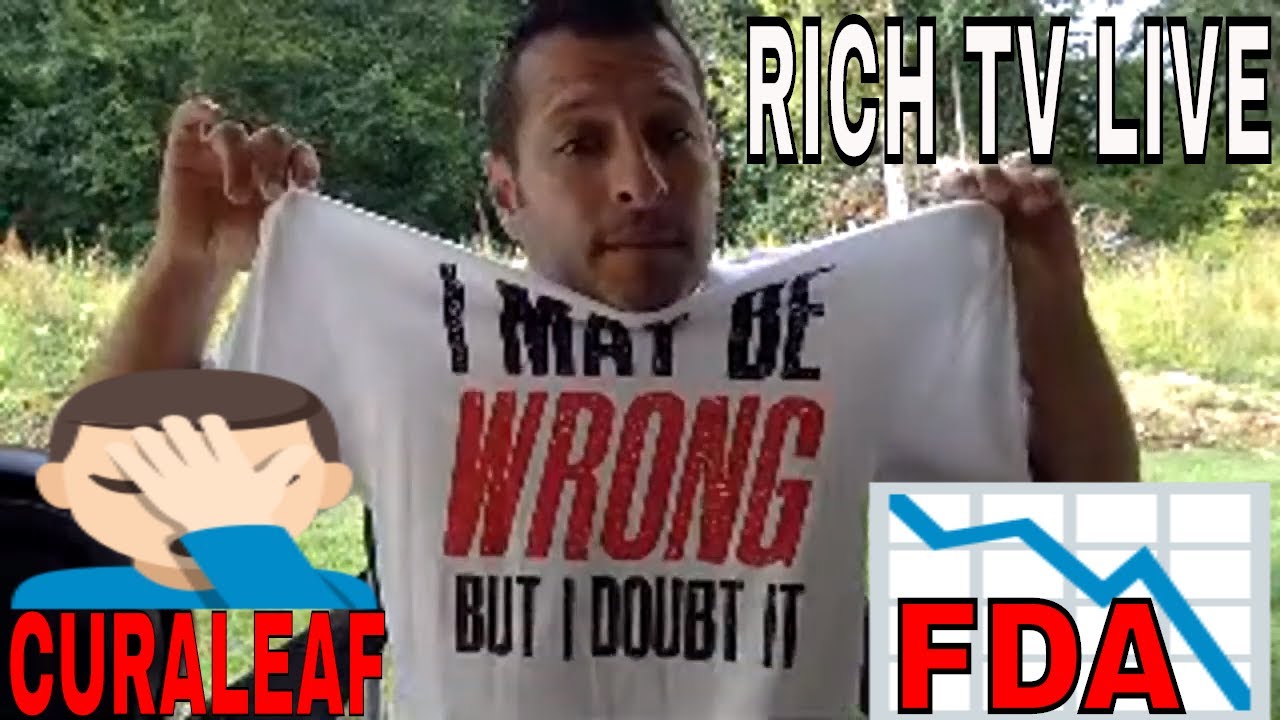 WEED STOCKS CRASH to NEW *52 WEEK LOW* | CURALEAF RESPONDS TO FDA LETTER