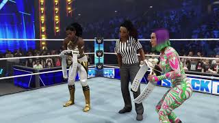 WWE 2K24 MyRise Gameplay Unleashed - Winning the Womens Tag Team Titles from Isla Dawn and Alba Fyre