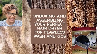 Best Hooded Hair Dryer For Natural Hair Modern Elements - Unboxing And Embling