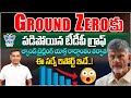 Gropund zero   tdp graph  tdp downfall after chandrababu issue raised on land titling act