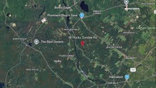 Buxton garage destroyed in suspected wood stove fire