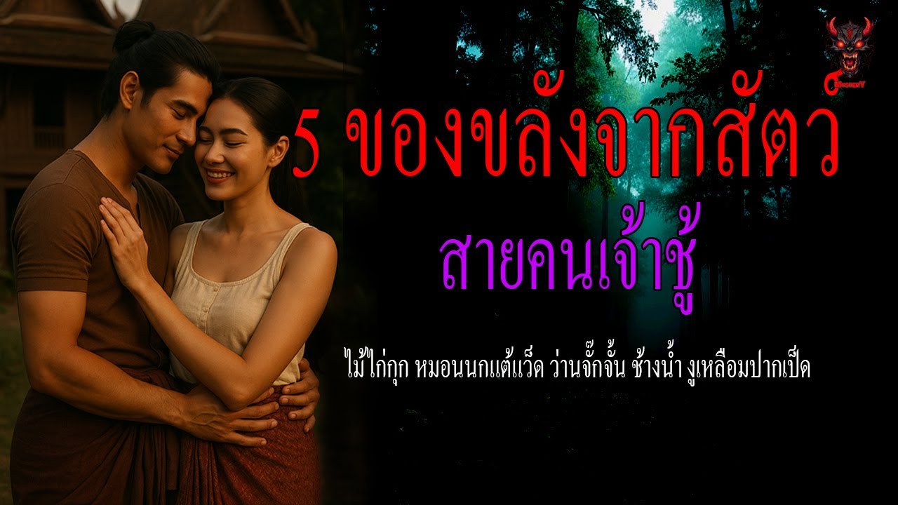 5. ของขลังจากสัตว์ ที่คนใช้ยกให้เป็นสุดยอดของขลังของคนเจ้าชู้ 