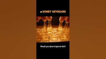 ASMR Honey Keyboard for Relaxation #keyboardasmr