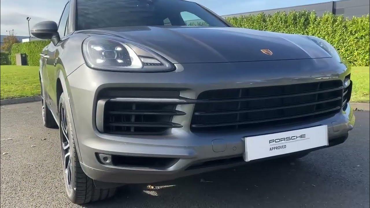 Cayenne EHybrid Coupe Quartzite Grey Metallic 23 Plate YouTube