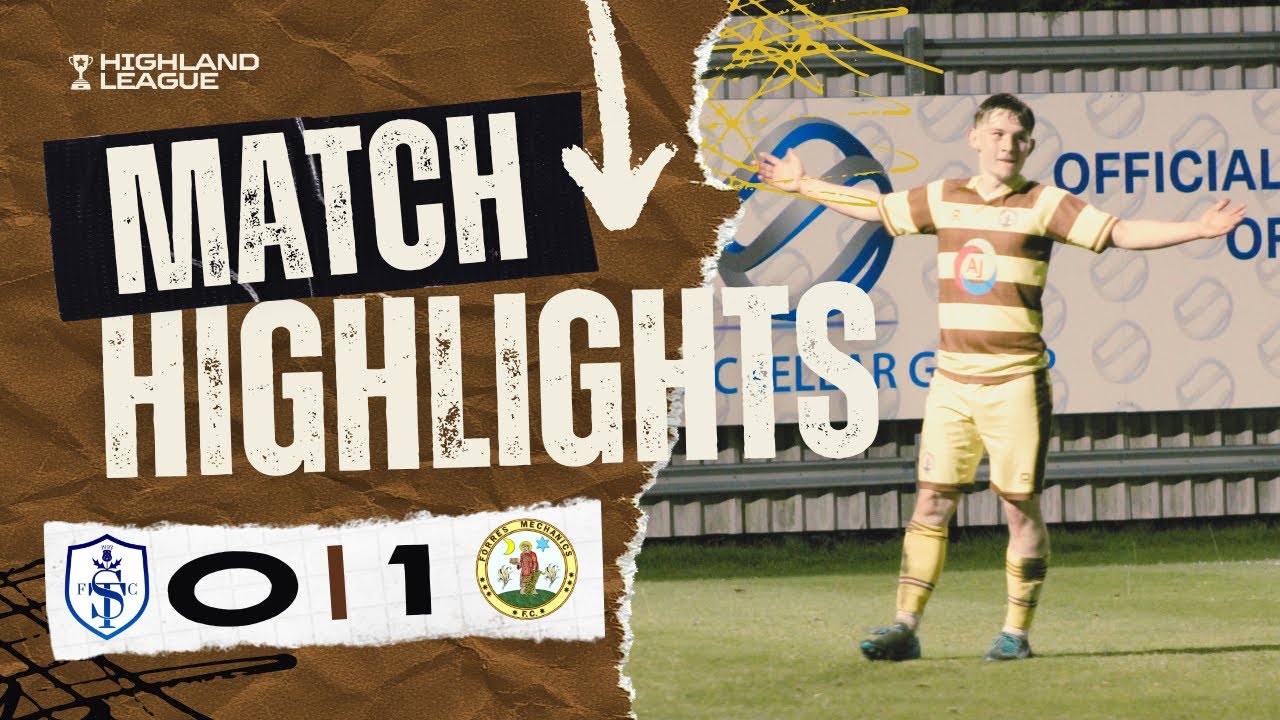 Strathspey Thistle FC 0 - 1 Forres Mechanics FC (25/09/26) - Breedon Highland League Highlights