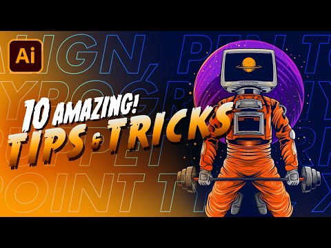 10 AMAZING Adobe Illustrator Tips You Probably Don’t Know! | Illustrator Tutorial @tutvid