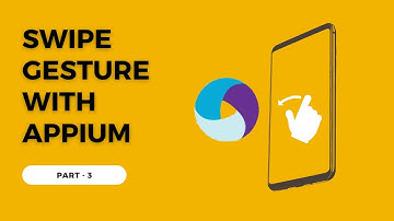 Swipe Gesture on screen or inside an Element - Part 3 - Appium Tutorial for Beginners