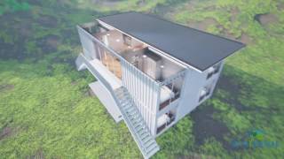 SCH6 6 x 40ft Double Story Duplex Container Home