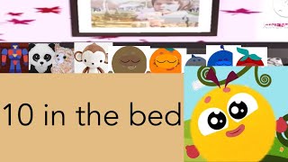berrybuds nursery rhymes: 10 in the bed