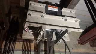Hollister Whitney Elevator Rope Gripper Mounted in Hoistway LR