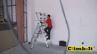 Climb-It® Weight Reactive Mobile Podium Steps | EN 131 Professional