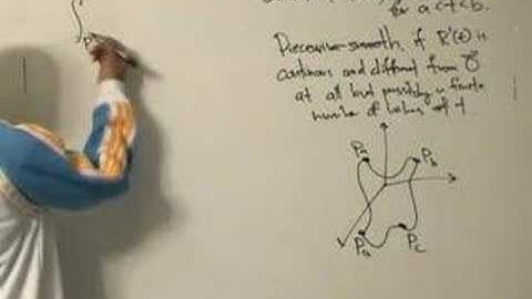 Line Integral for piecewise-smooth curve