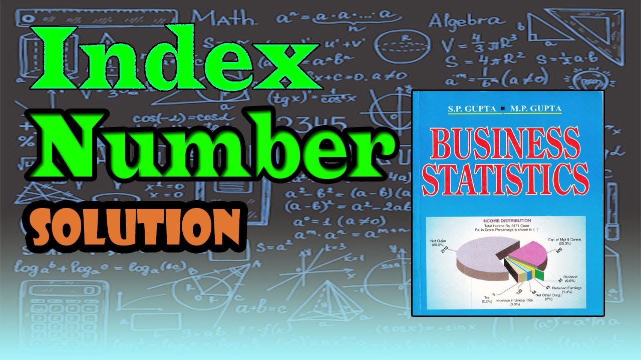 Index Number Solution Math ( MBA,BBA ) - YouTube