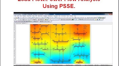 Load Flow/Power Flow Using PSSE