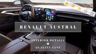 Renault Austral (2023): Interior Quality Test