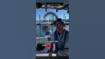 How To Back Out of a Slip with Incoming Tide: Bridge Marina Docking Tips PART 1 of 2 #shorts