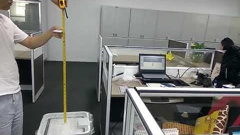 HF RFID reader and loop antenna reading range 65cm