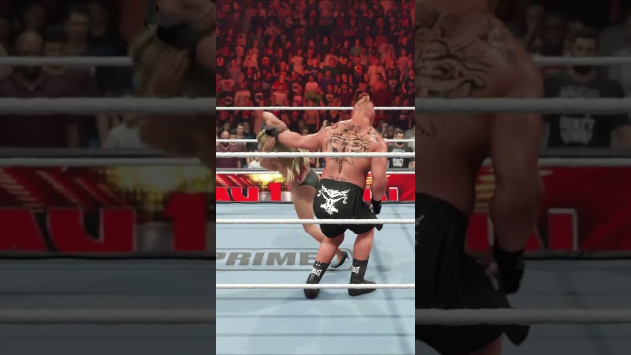 Brock Lesnar VS Alexa Bliss || WWE2k25 Fight Gameplay Video 