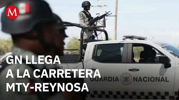 The deployment of the National Guard on the Monterrey-Reynosa highway was immediate due to a US a...