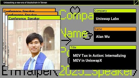 MEV Tax in Action: Internalizing MEV in UniswapX | Alan Wu, Uniswap Labs | ETHTaipei 2025