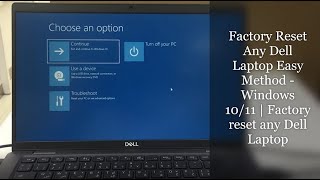 Factory Reset Any Dell Laptop Easy Method - Windows 10/11 | Factory reset Dell Laptop step-by-step | screenshot 5