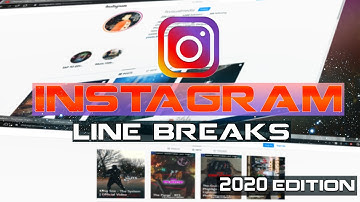How to add line breaks to your Instagram captions | 2020 Instagram Tutorial