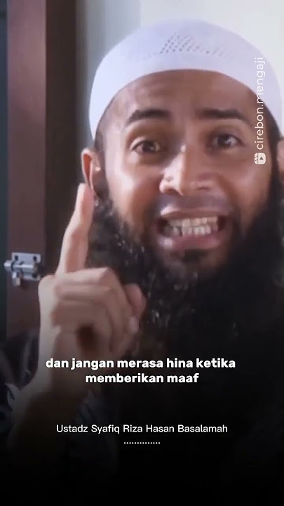 Jangan menyimpan dendam - #Kajian Ustadz #Basalamah