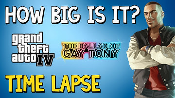How Big is GTA 4 | Time Lapse Walk Across Liberty City | #16