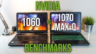 Nvidia 1060 vs 1070 Max-Q - Laptop Graphics Comparison Benchmarks