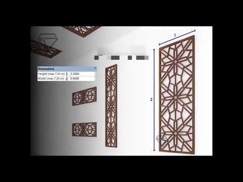 فاميلي ريفيت لوح زخرفة عربية