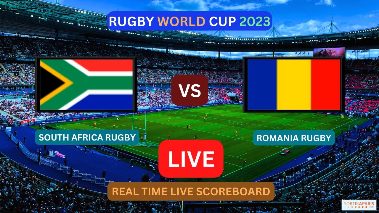 South Africa Vs Romania LIVE Score UPDATE Today 2023 Rugby World Cup Springboks vs Romania LIVE