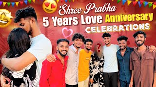 Shree Prabha 5 Years Love Anniversary Celebrations|team@rishi_stylish_official