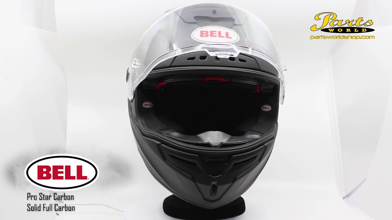 Bell Helmet Pro Star Carbon Solid Full Carbon by Parts World AG YouTube