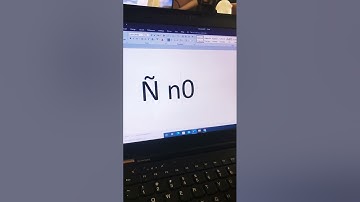 How to type upper and lower cases of enye (ñ) on laptop. #tutorial #shorts #shortsfeed #shortsvideo