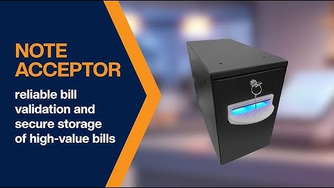 Note Acceptor by apg® - Your Solution for Secure Cash Handling Note Validation at any POS