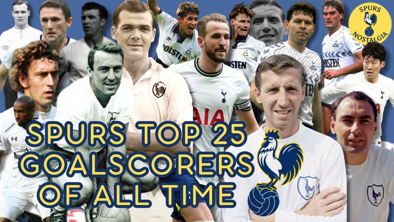Spurs’ Greatest Goal Machines! | The Top 25 All-Time Tottenham Goalscorers