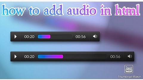 how to add audio in html using anwriter app