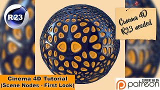 FIRST LOOK AT SCENE NODES IN R23 (Cinema 4D Tutorial)