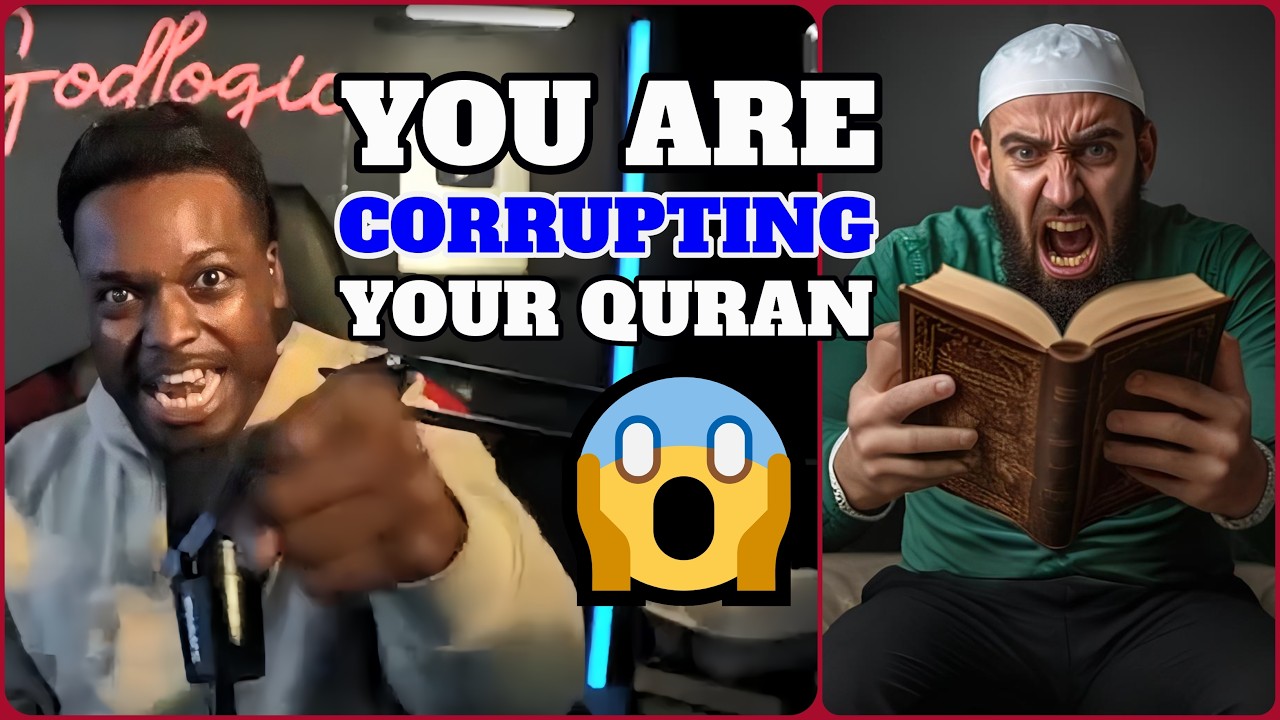 GodLogic CATCHES Muslim corrupting Quran in live heated debate.#godlogic