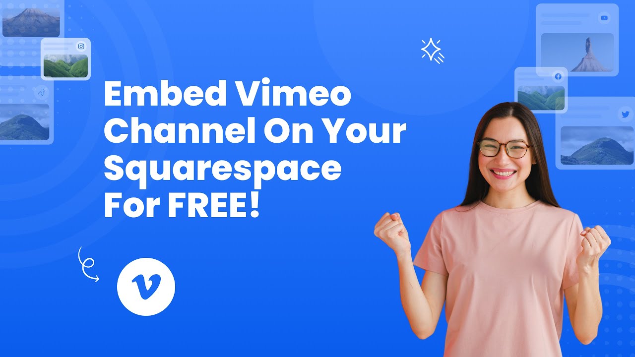 How to embed Vimeo channel on Squarespace?