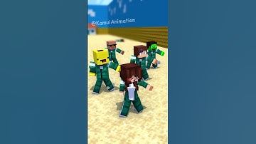 Thumbnail of Squid game but rat dance rule? - MAIZEN Minecraft Animation #shorts