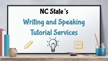 Writing and Speaking Tutorial Services at NC State