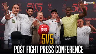 Frank Warren beats Eddie Hearn 100 FULL press conference with ALL the winning Queensberry fighters