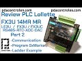 Review program plc lollette fx3u 14mr le3ufx3ufx3uc part 2   pdacontrol