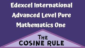 The cosine rule - EASY LEARNING