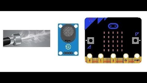 Detect gas leak with Micro:bit board and MQ-4 sensor