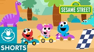 Sesame Street: Dinosaur World Track | Magical Car Races