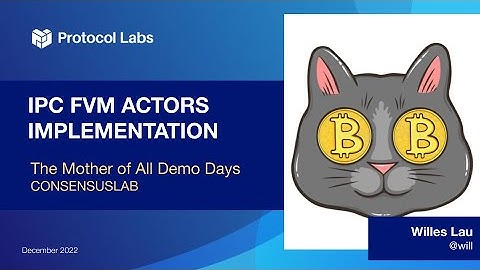 ConsensusLab: IPC FVM Actors Implementation (PL EngRes Demo Day December 2022)