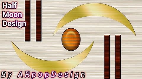 New Best Plus Minus and Pop Half Moon False Ceiling Design Drawing By ARpopDesign