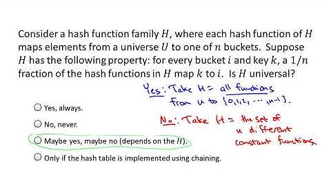 14   2   Universal Hashing  Definition and Example Advanced   Optional 26 min